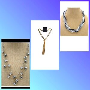 New Lot Of 3 Thalia Sodi Coldwater Creek, White House Black Market Necklaces
